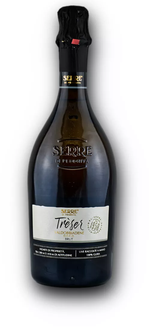 Serre Treser Valdobbiadene Prosecco Superiore D.O.C.G. Brut  11% 0,75L